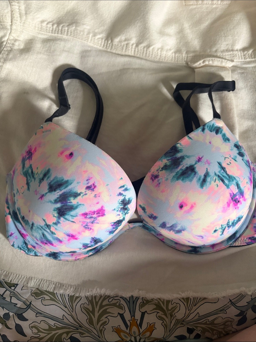 Victoria Secret Pink - Pastel Tie-Dye Print - Bra